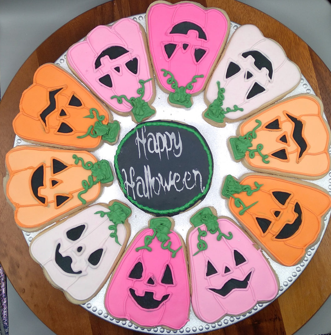 Halloween Platter - Decorated Cookies