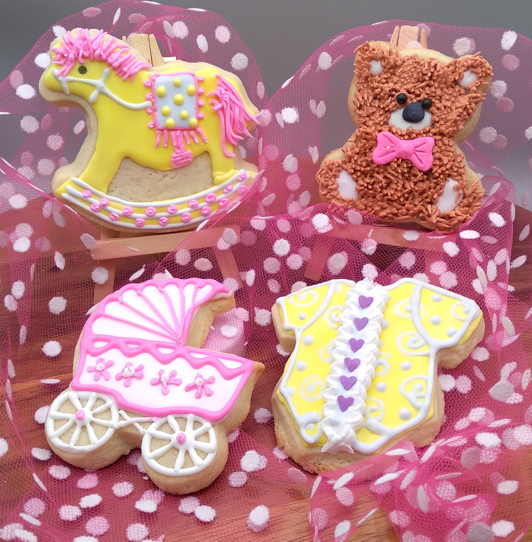 Decorated Cookies -Ready for Baby Set