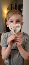 Load image into Gallery viewer, Bunny Face Cookie Pop - Decorated Cookies
