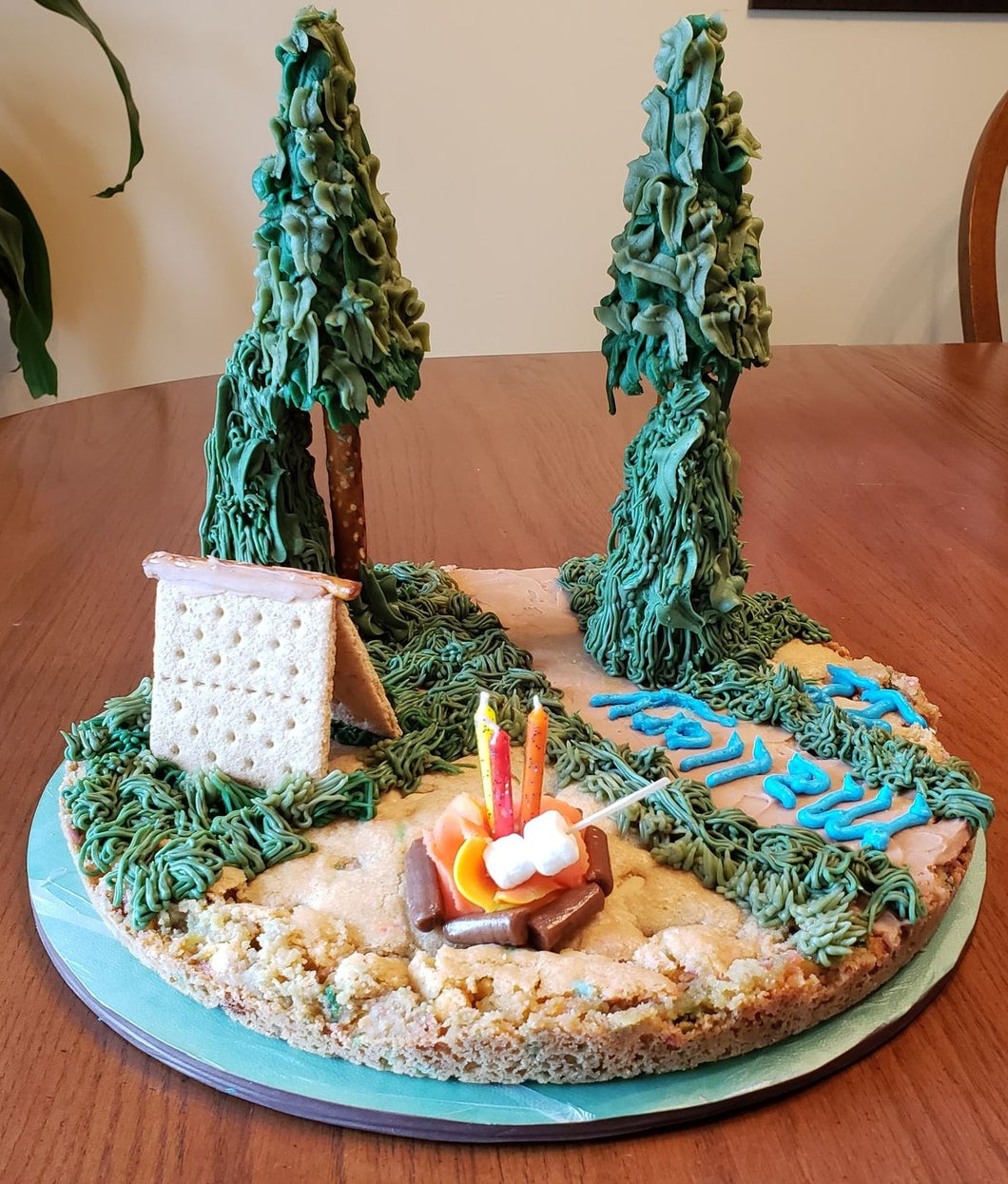 Cookie Cake -Camping