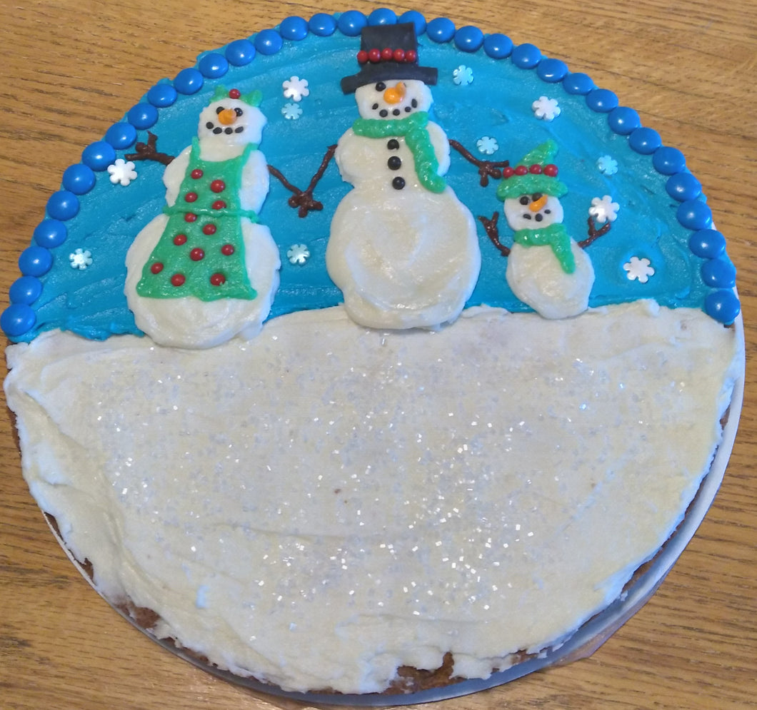 Cookie Cake - Snow Family