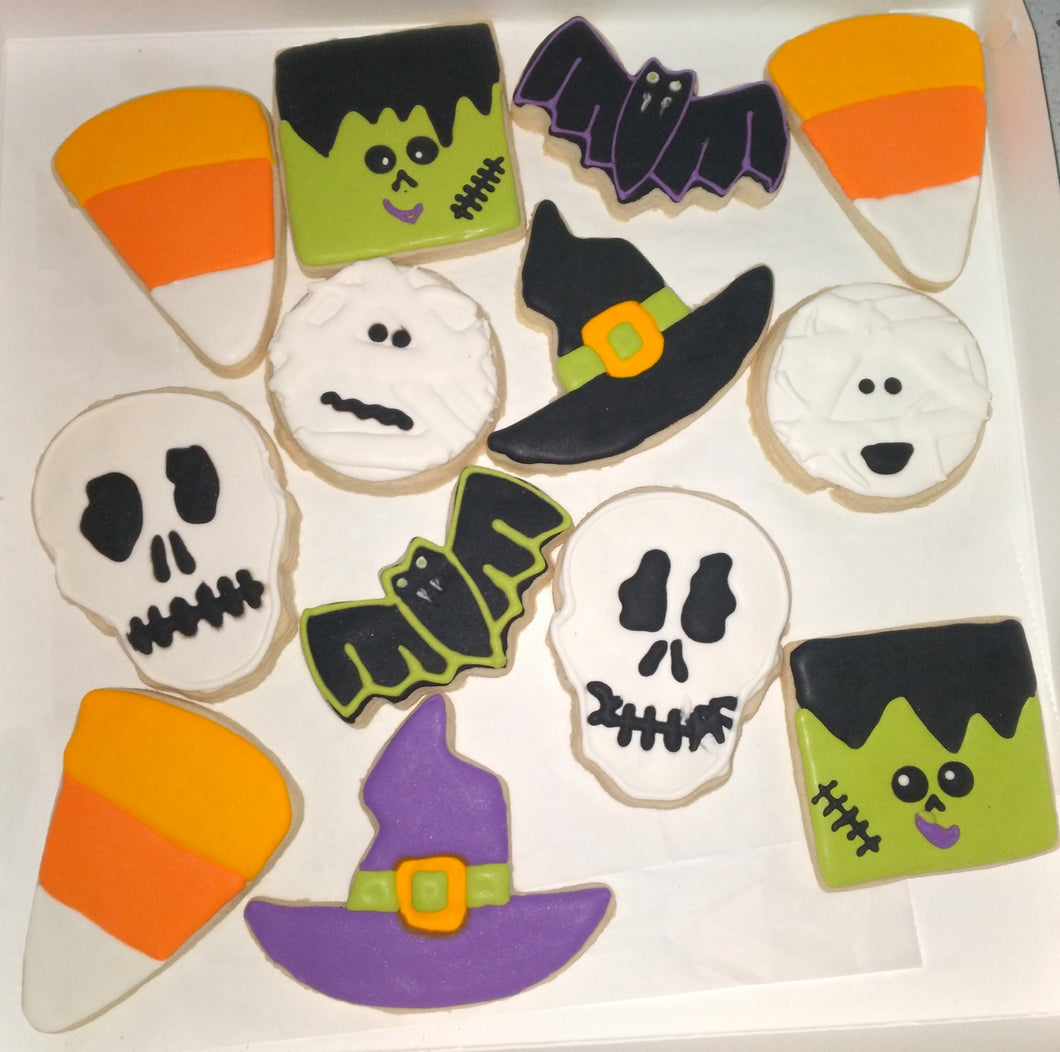 Halloween Set 1 - Decorated Cookies