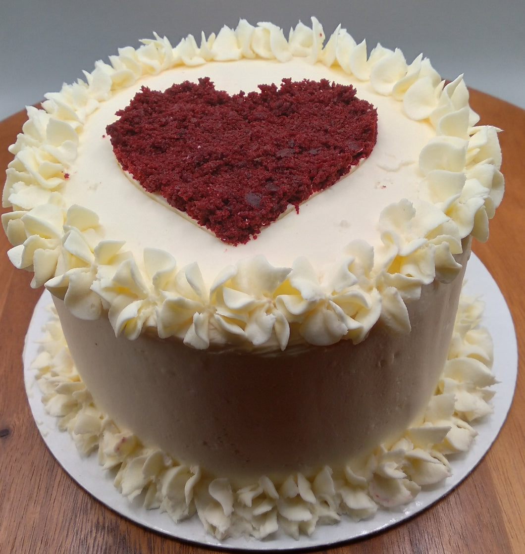 Easy to Order Cakes - Red Velvet Heart