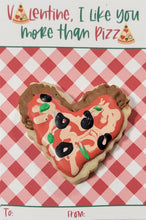 Load image into Gallery viewer, Valentine Cookie Cards - Pizza
