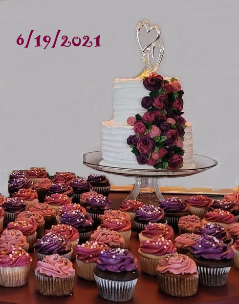 Custom/ Inspiration Cakes - Jewel-tone Wedding Cake
