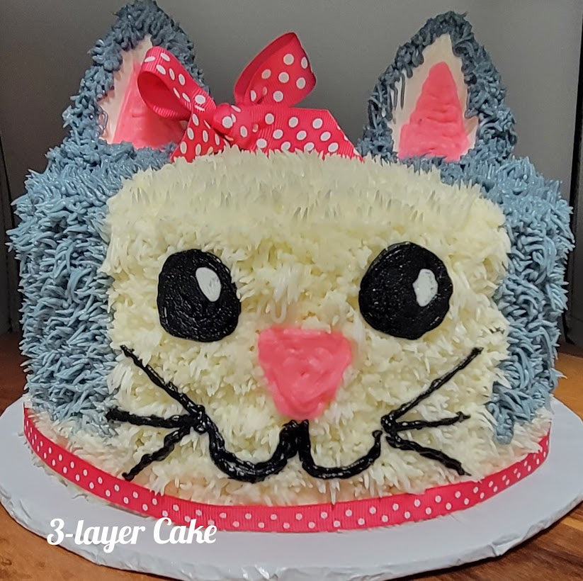 Custom/ Inspiration Cake - Cat Cake – 2 Sisters Celebrations & Bakery